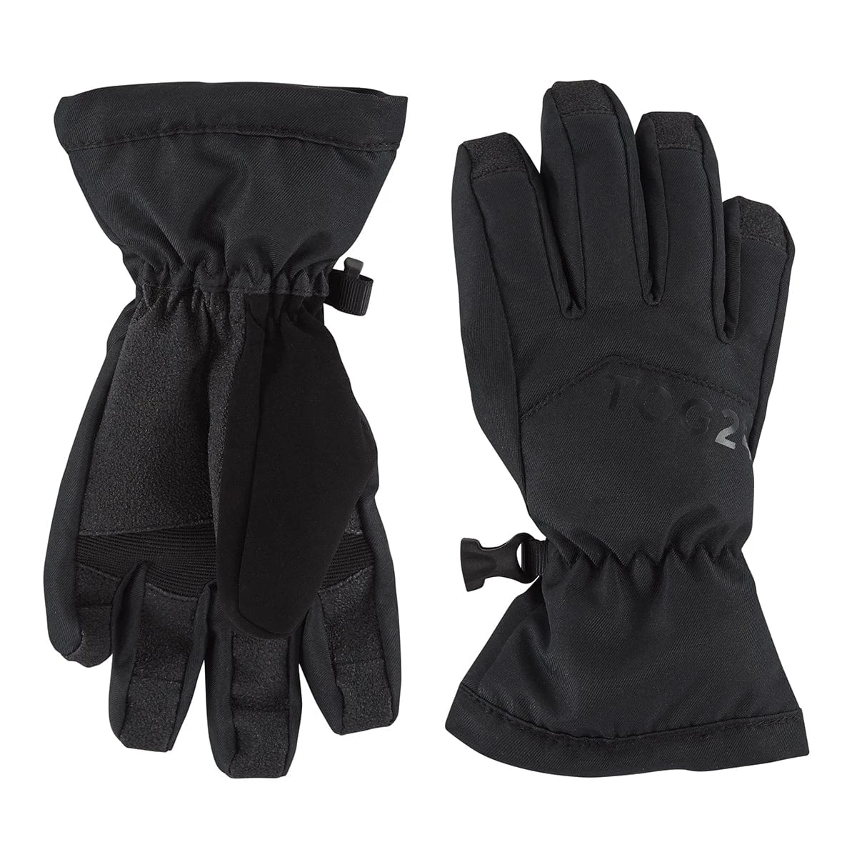 Lockton Kids Waterproof Ski Gloves - Black 3 Lockton Kids Waterproof Ski Gloves - Black