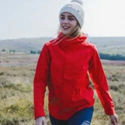 Stutton Womens Waterproof Jacket - Dark Coral -Fashion General Store AW21WStuttondarkcoral 8771