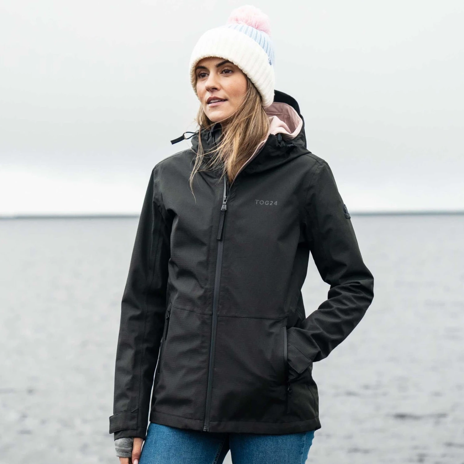 Austwick Womens Waterproof Jacket - Washed Black 3 Austwick Womens Waterproof Jacket - Washed Black