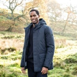 Hulland Mens Waterproof Down Parka - Dark Indigo -Fashion General Store BD3A6475