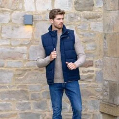 Barmston Mens Insulated Gilet - Navy 16 Barmston Mens Insulated Gilet - Navy -Fashion General Store Barmstonmensgilet darkindigo