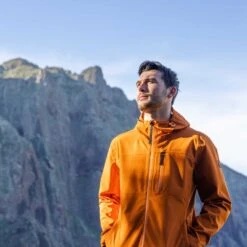 Briercliffe Mens Waterproof Jacket - Dark Orange -Fashion General Store Briercliffemenswaterproof Orange 3