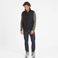 Drax Mens Down Gilet - Black -Fashion General Store DRAXG001 2