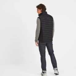 Drax Mens Down Gilet - Black -Fashion General Store DRAXG001 3