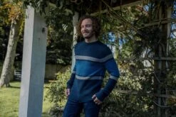 Darius Mens Jumper - Petrol Blue -Fashion General Store Dariusmensjumperpetrolblue