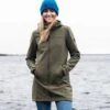 Keld Womens Softshell Long Jacket - Khaki -Fashion General Store Keldlongwomenssoftshellkhaki 2