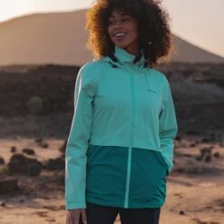 Kiveton Womens Waterproof Jacket - Pacific Blue/Nile Blue