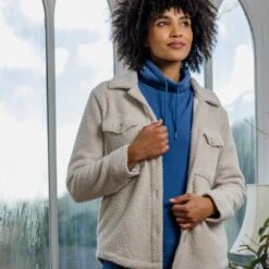 Maxine Womens Shacket - White Sand -Fashion General Store Maxinewomensshacketwhitesand 2