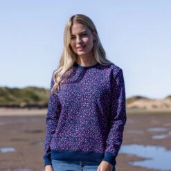 Nicole Womens Sweat - Starry Night Print 20 Nicole Womens Sweat - Starry Night Print -Fashion General Store Nicole 2