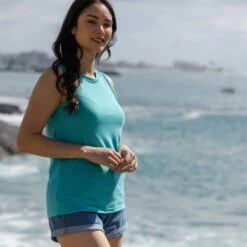 Ria Womens Vest - Ceramic Blue Marl -Fashion General Store Riawomensvest ceramicblue