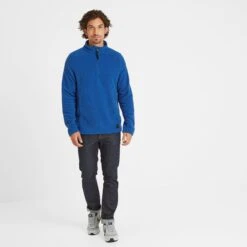 Treeton Mens Fleece Zipneck - Royal Blue 9 Treeton Mens Fleece Zipneck - Royal Blue -Fashion General Store TREEZ003 1