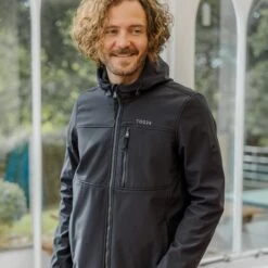 Truro Mens Hooded Softshell Jacket - Black -Fashion General Store Truromenssoftshell 1