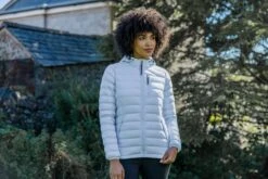 Drax Womens Hooded Down Jacket - Ice Blue -Fashion General Store WAW23icebluepadded drax 1 46