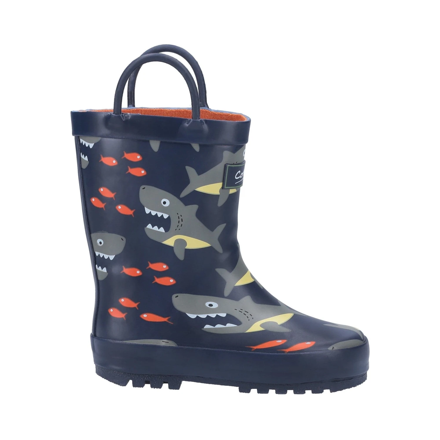 Cotswold Puddle Kids Waterproof Pull On Boots - Shark 6 Cotswold Puddle Kids Waterproof Pull On Boots - Shark - Image 4