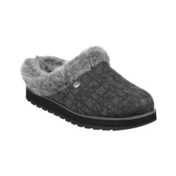 Skechers Keepsakes Ice Angel Mule Womens Slippers - Charcoal