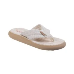 Rocket Dog Sunset Webbing Womens Flip Flop - Double Cream