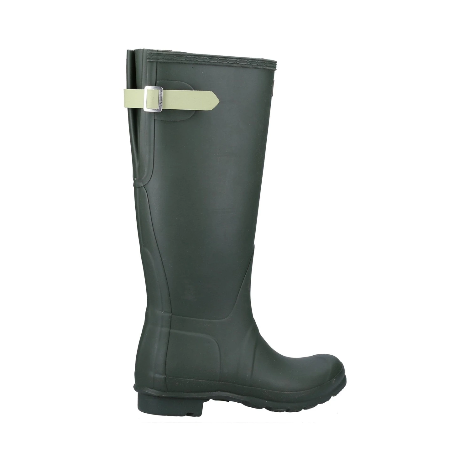 Hunter Original Tall Back Adjustable Womens Wellington Boots - Green 4 Hunter Original Tall Back Adjustable Womens Wellington Boots - Green - Image 2
