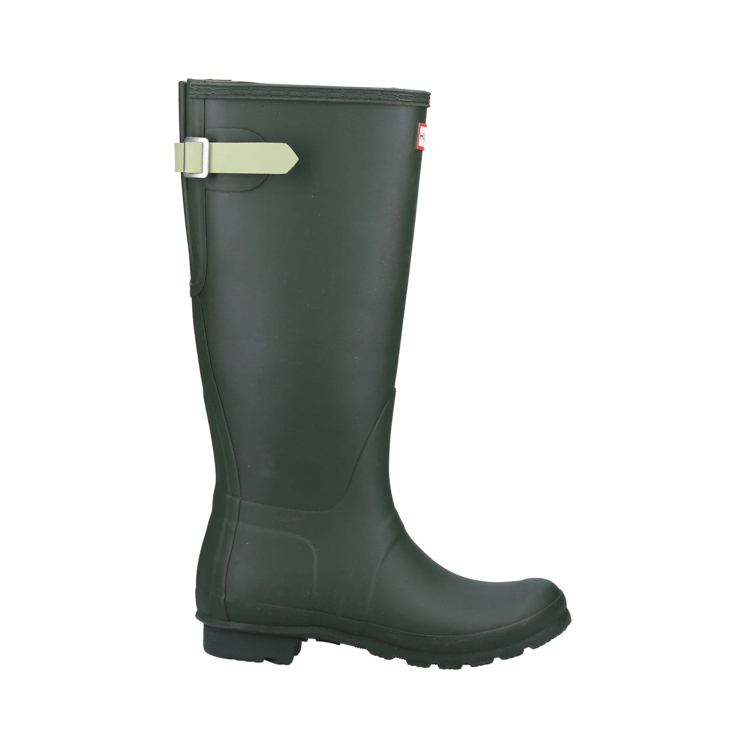 Hunter Original Tall Back Adjustable Womens Wellington Boots - Green 6 Hunter Original Tall Back Adjustable Womens Wellington Boots - Green - Image 4