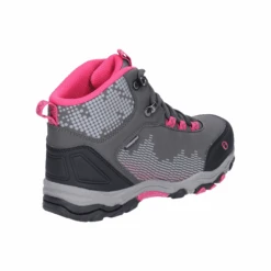 Cotswold Ducklington Kids Hiking Waterproof Boots - Grey/Pink -Fashion General Store gbt 25153 47239 jdg fb 1