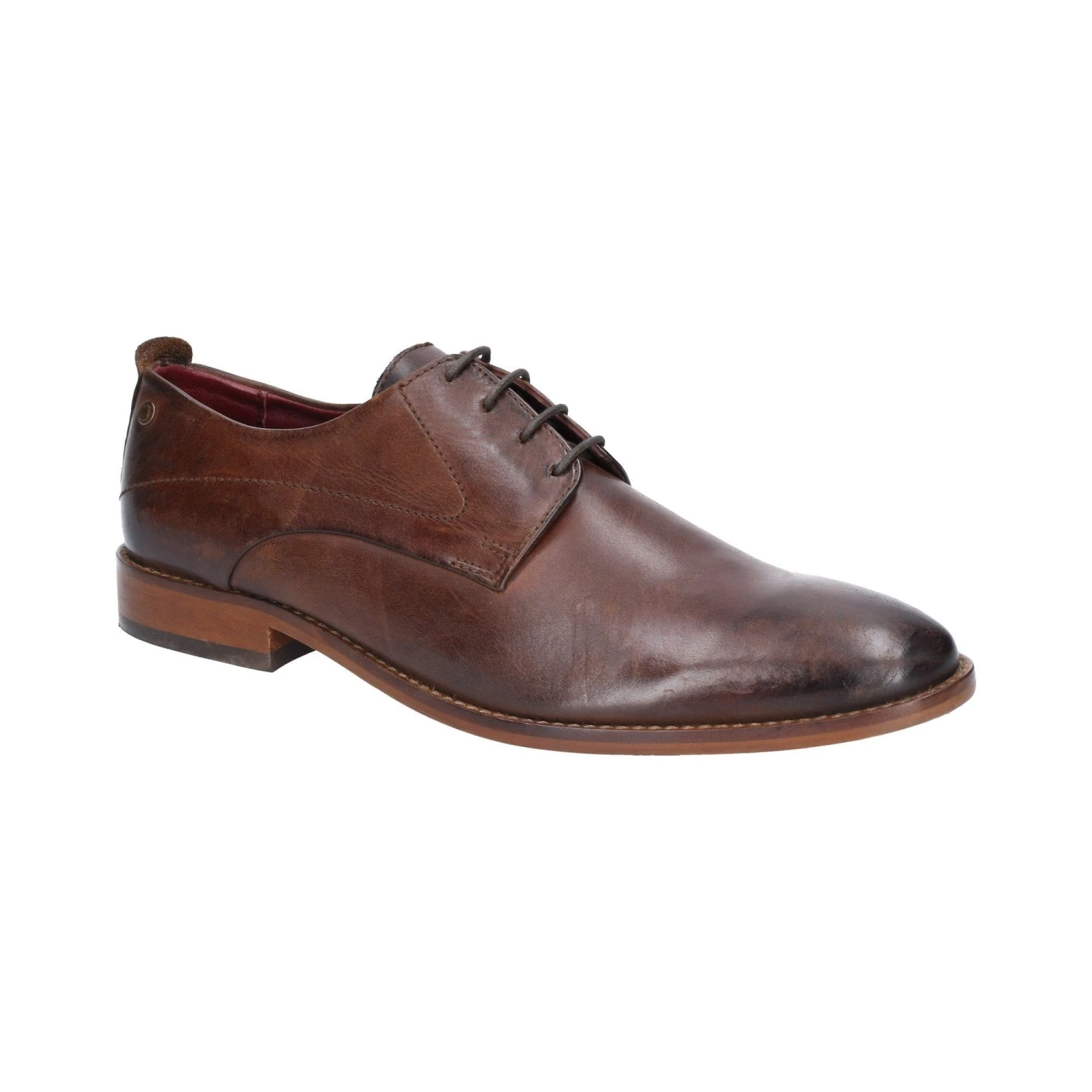Base London Script Washed Mens Shoe - Brown 3 Base London Script Washed Mens Shoe - Brown