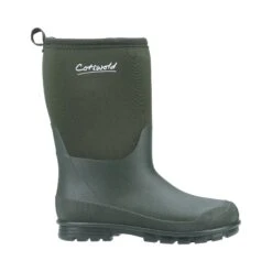 Cotswold Hilly Neoprene Kids Wellington Boots - Green -Fashion General Store gbt 28844 53681 f i 1