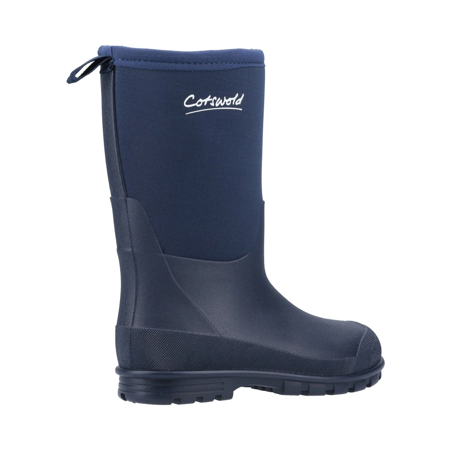 Cotswold Hilly Neoprene Kids Wellington Boots - Navy 3 Cotswold Hilly Neoprene Kids Wellington Boots - Navy - Image 2
