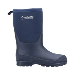 Cotswold Hilly Neoprene Kids Wellington Boots - Navy 8 Cotswold Hilly Neoprene Kids Wellington Boots - Navy -Fashion General Store gbt 28844 53686 f i 1