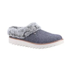 Skechers BOBS Mountain Kiss Foxy Foxtrot Womens Slippers - Navy