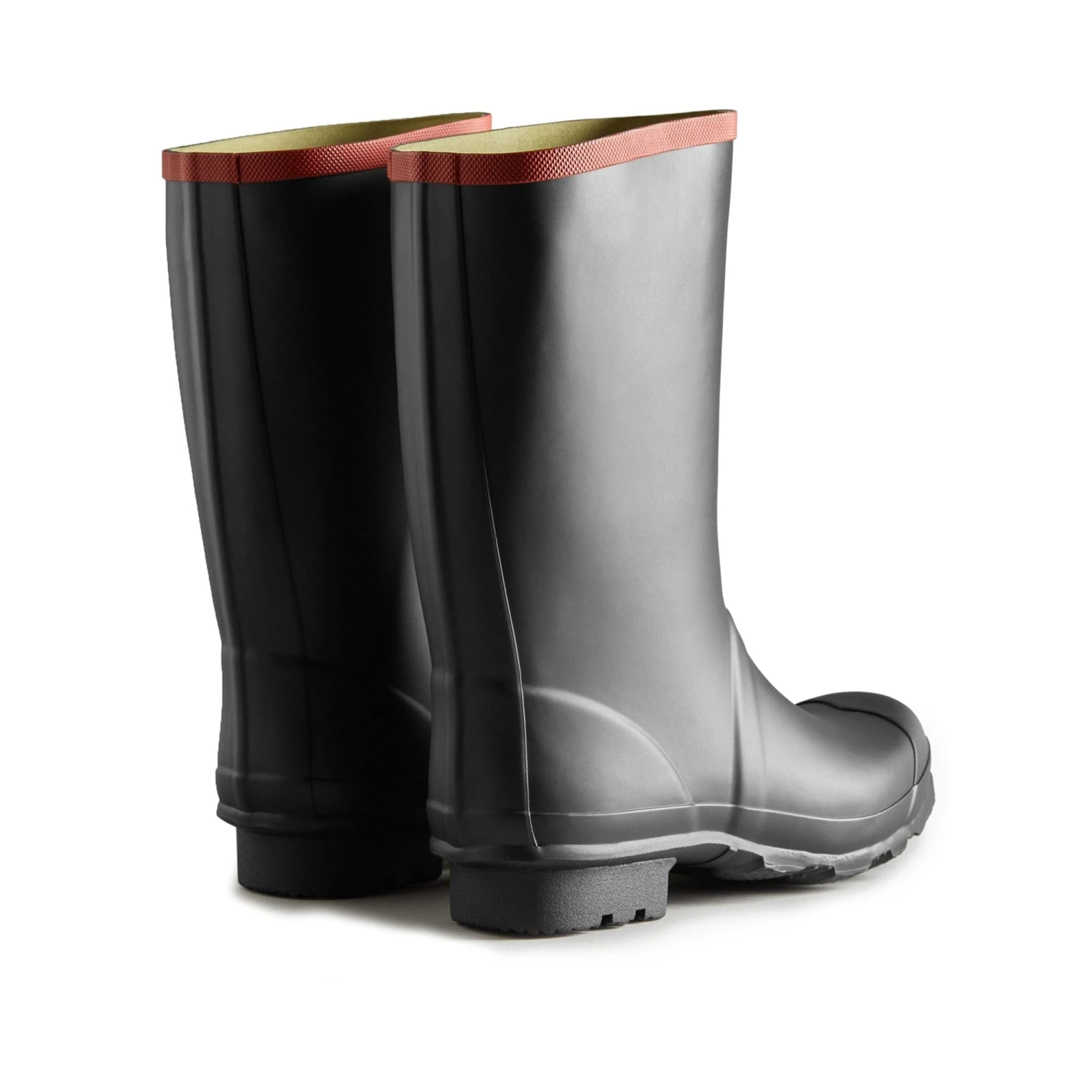 Hunter Argyll Short Knee Wellington Boots - Black 4 Hunter Argyll Short Knee Wellington Boots - Black - Image 2