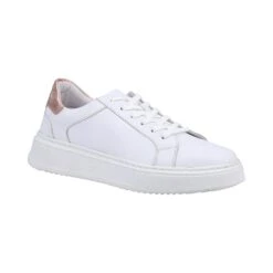 Hush Puppies Camille Lace Cupsole - White