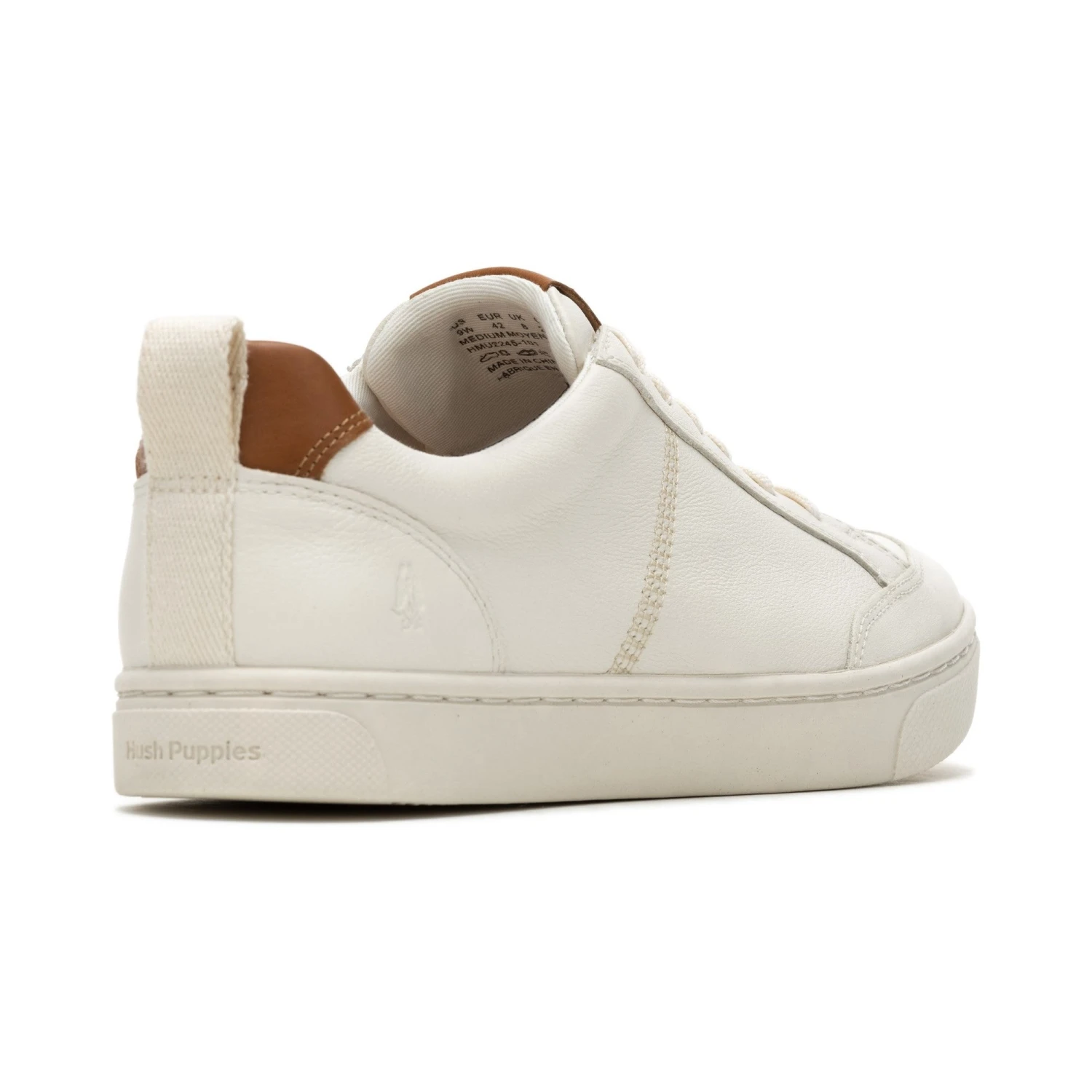 Hush Puppies The Good Low Top Mens Shoe - White 4 Hush Puppies The Good Low Top Mens Shoe - White - Image 2