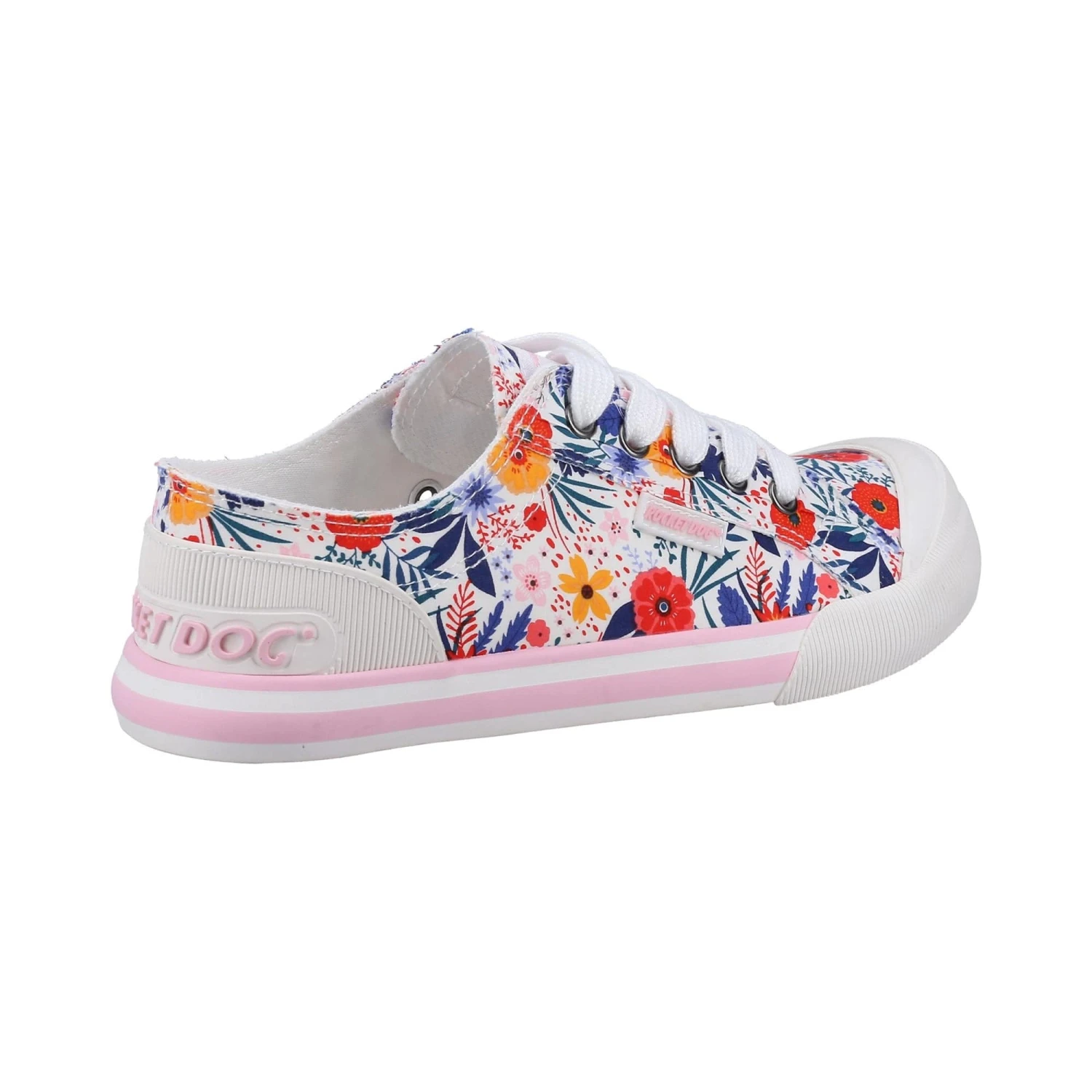 Rocket Dog Jazzin Malden Floral Womens Shoes - White/Multi 4 Rocket Dog Jazzin Malden Floral Womens Shoes - White/Multi - Image 2