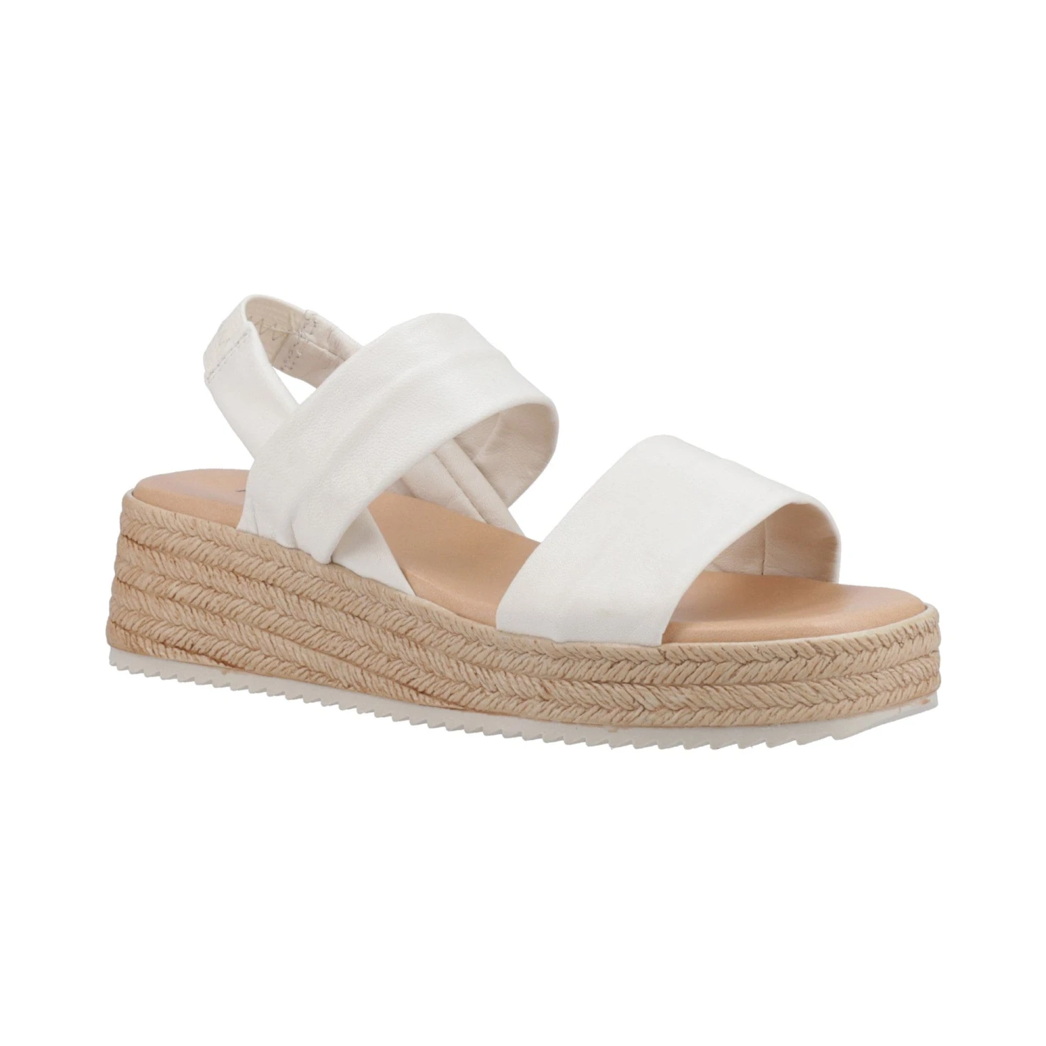 Hush Puppies Rachel Womens Platform Sandal - Cream 3 Hush Puppies Rachel Womens Platform Sandal - Cream