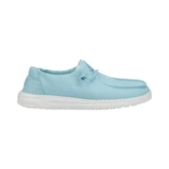 HEYDUDE Wendy Womens Canvas Shoe - Turquoise -Fashion General Store gbt 36118 66694 f i 1