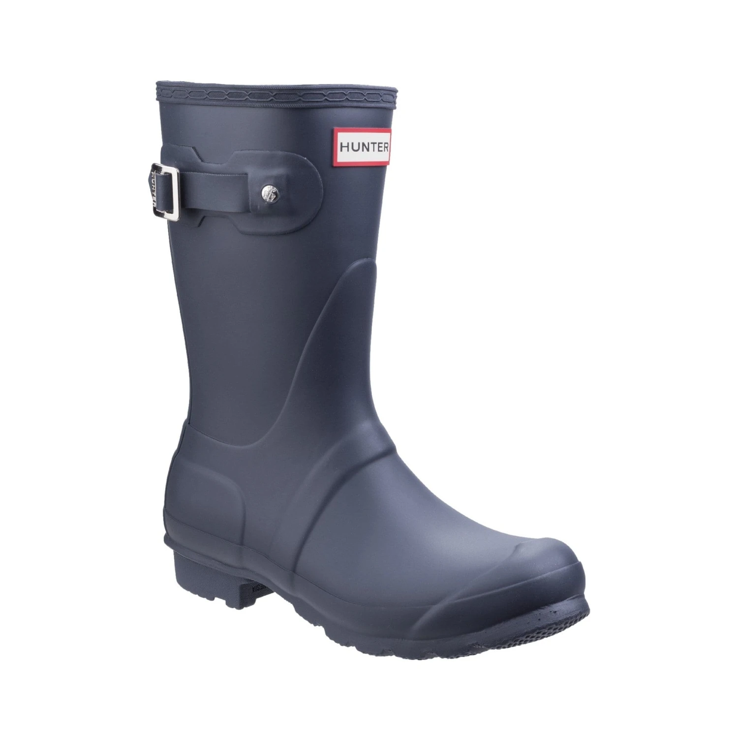 Hunter Original Short Womens Wellington Boots - Navy 3 Hunter Original Short Womens Wellington Boots - Navy