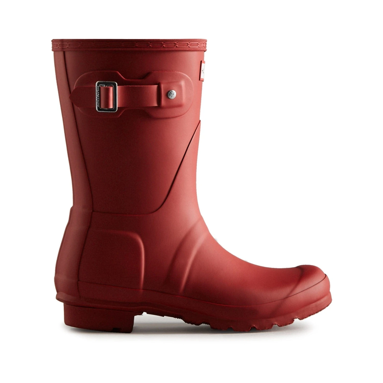 Hunter Original Short Womens Wellington Boots - Red 6 Hunter Original Short Womens Wellington Boots - Red - Image 4